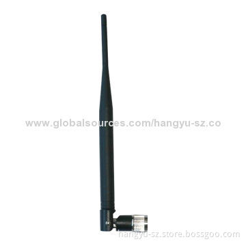 2.4 to 2.5GHz Wireless Rubber Duck Antenna with 5dBi Gain and TNC Plug RP Connector